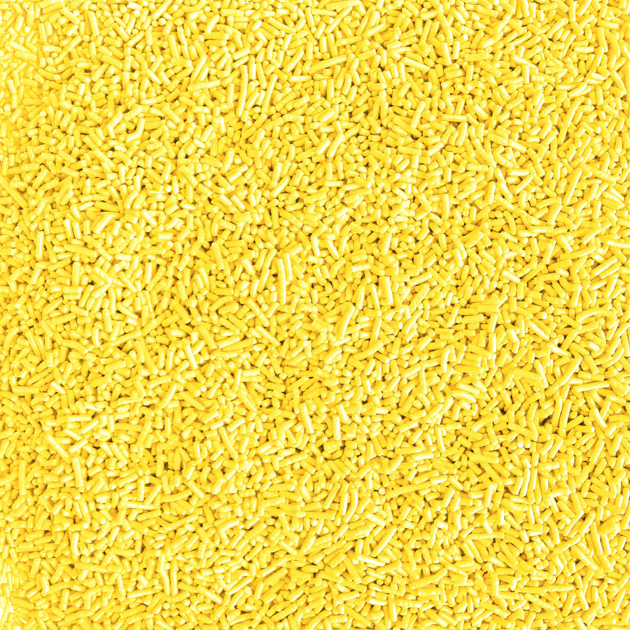 Sprinkle Pop Lemon Yellow Solid Colored Sprinkles