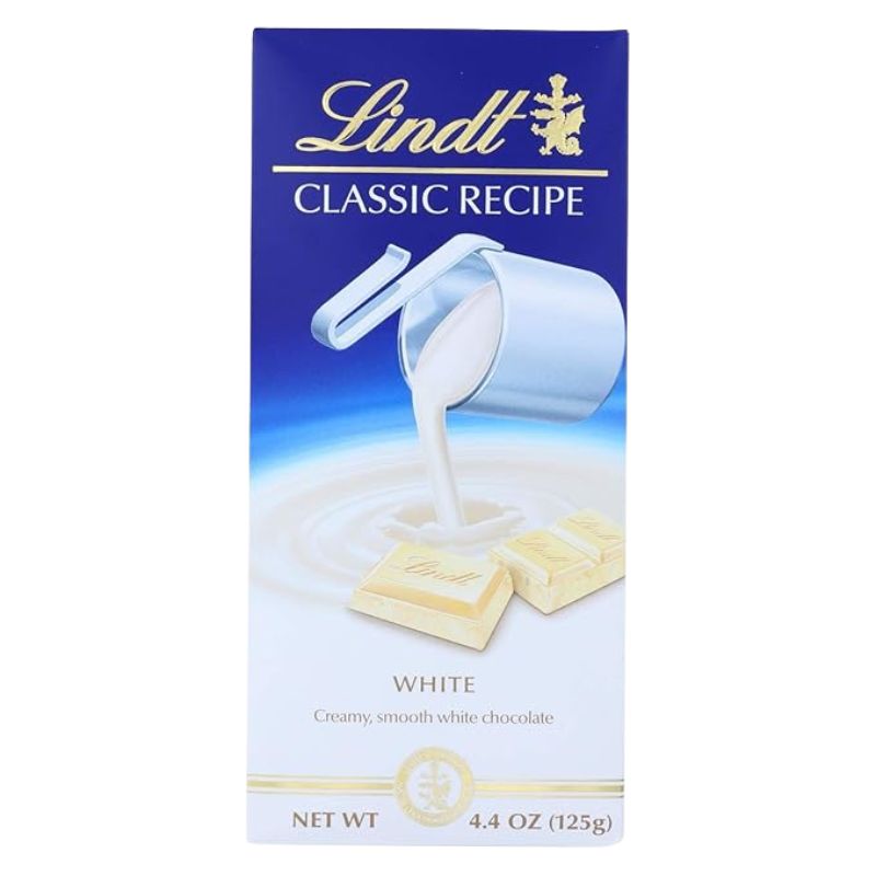 Lindt Classic White Chocolate Bar: 12-Piece Box