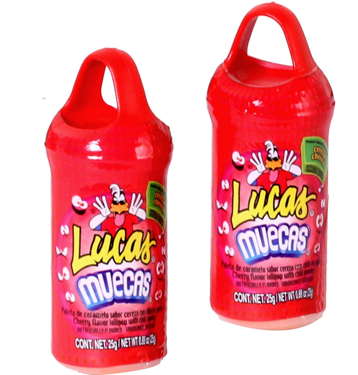 Lucas Cherry Faces: 10-Pack-Candy Warehouse