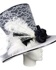 Luxurious Derby Wide Top Hat