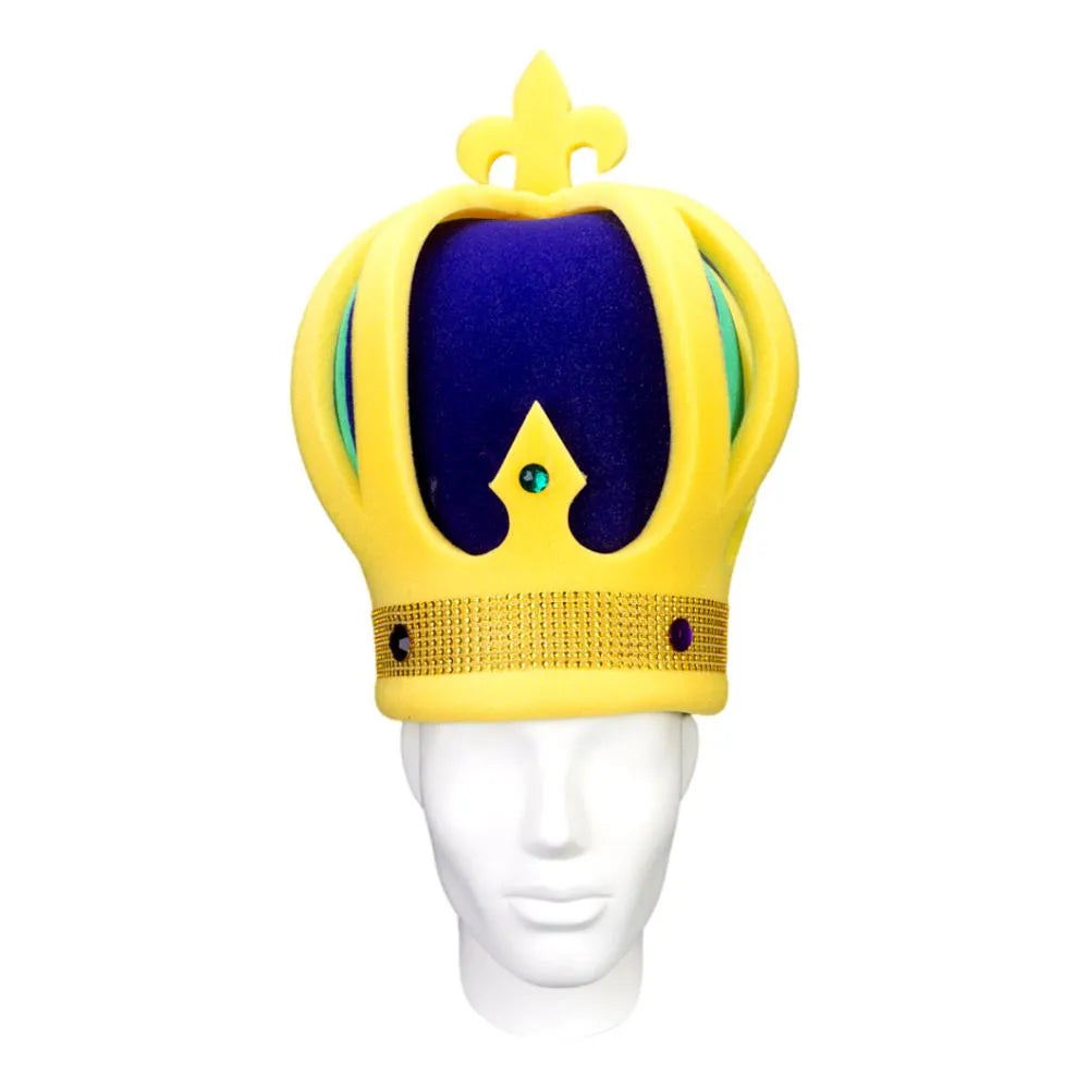 Luxurious Mardi Gras Crown Hat