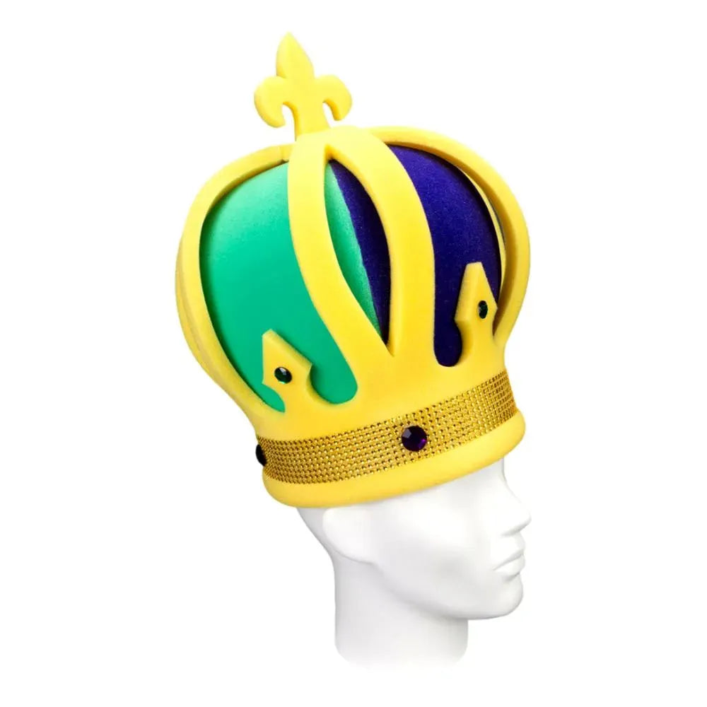 Luxurious Mardi Gras Crown Hat