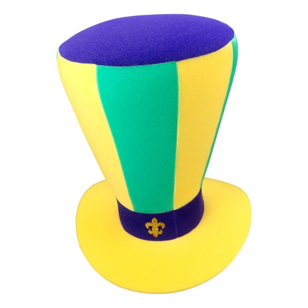 Mardi Gras Wide Top Hat