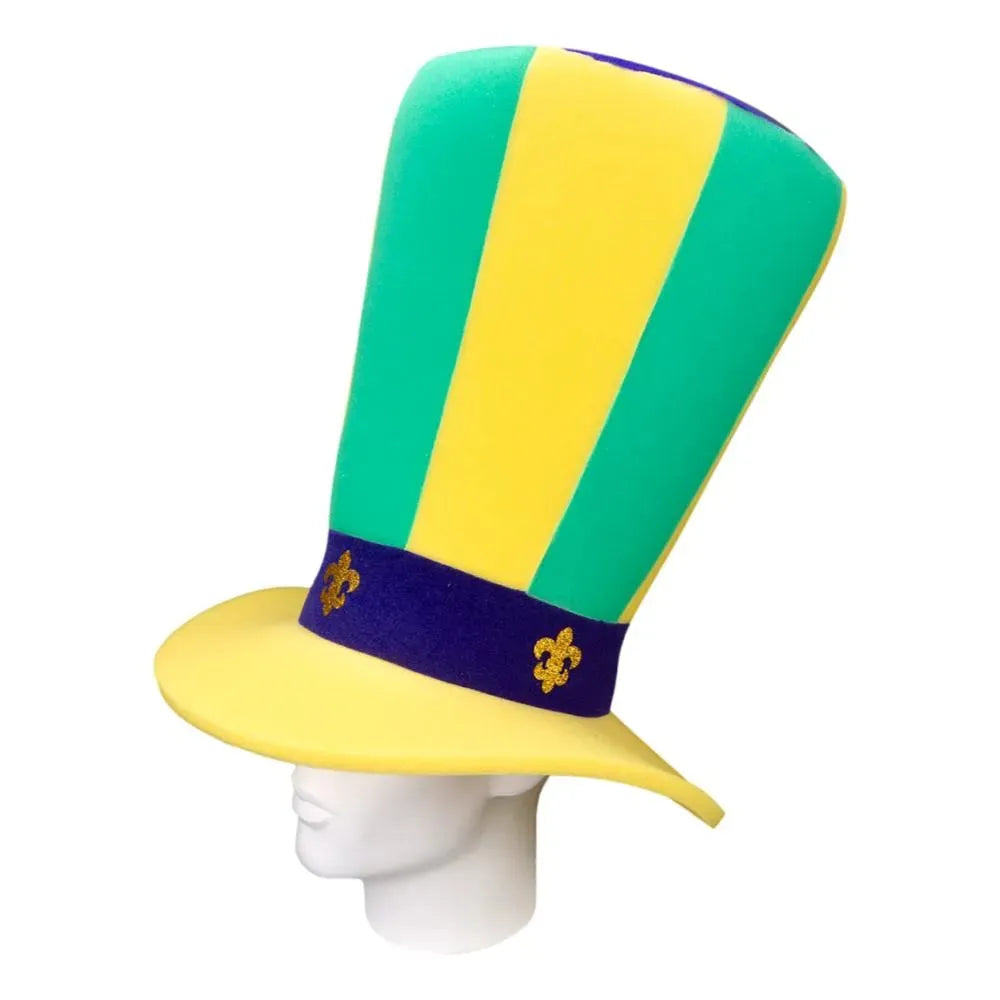 Mardi Gras Wide Top Hat