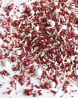 Sprinkle Pop Maroon & White Sporty Sprinkles