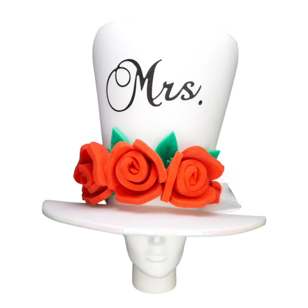 Custom Roses Bride Hat