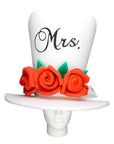 Custom Roses Bride Hat