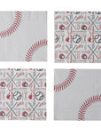 Baseball Theme Napkins Tableware 160 Pack