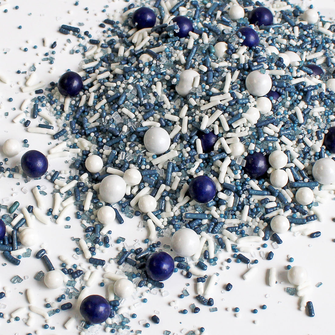 Sprinkle Pop Navy Blue & White Sporty Sprinkles