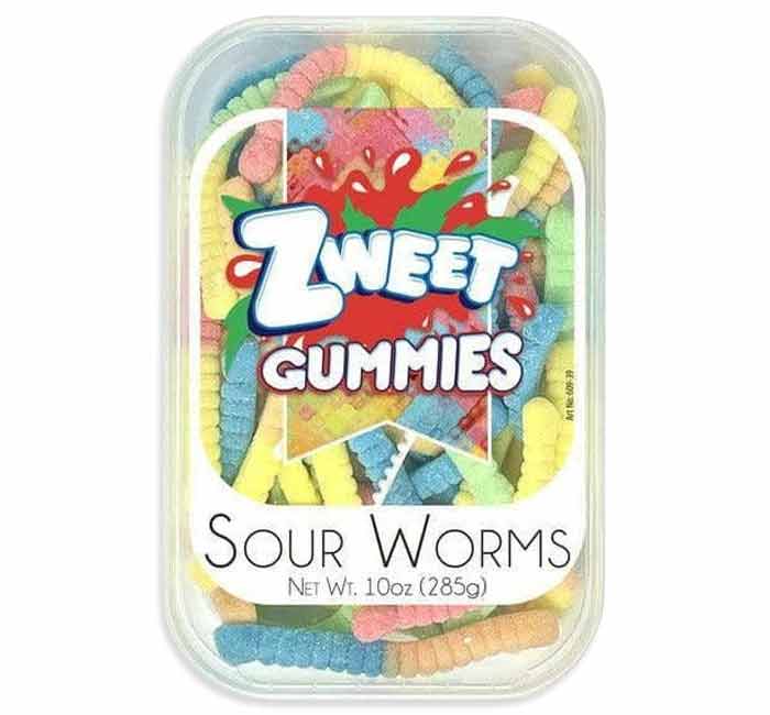 Neon Sour Gummy Worms: 6-Pack-Candy Warehouse