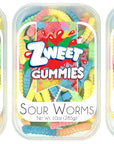 Neon Sour Gummy Worms: 6-Pack-Candy Warehouse