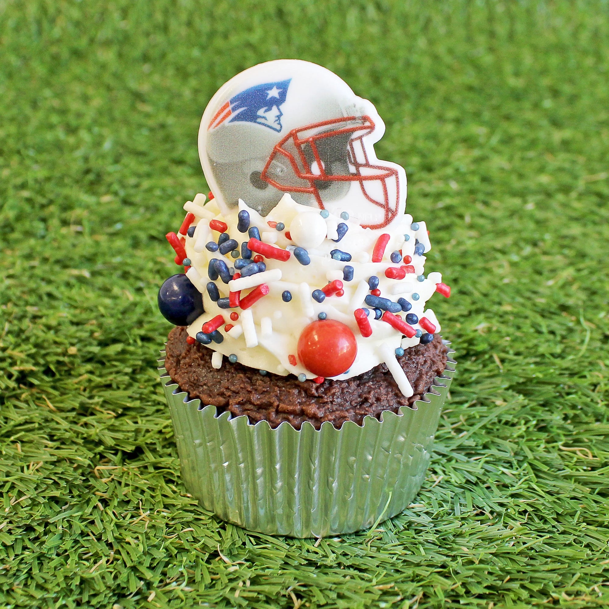 Sprinkle Pop Pro-Football Cupcake Rings