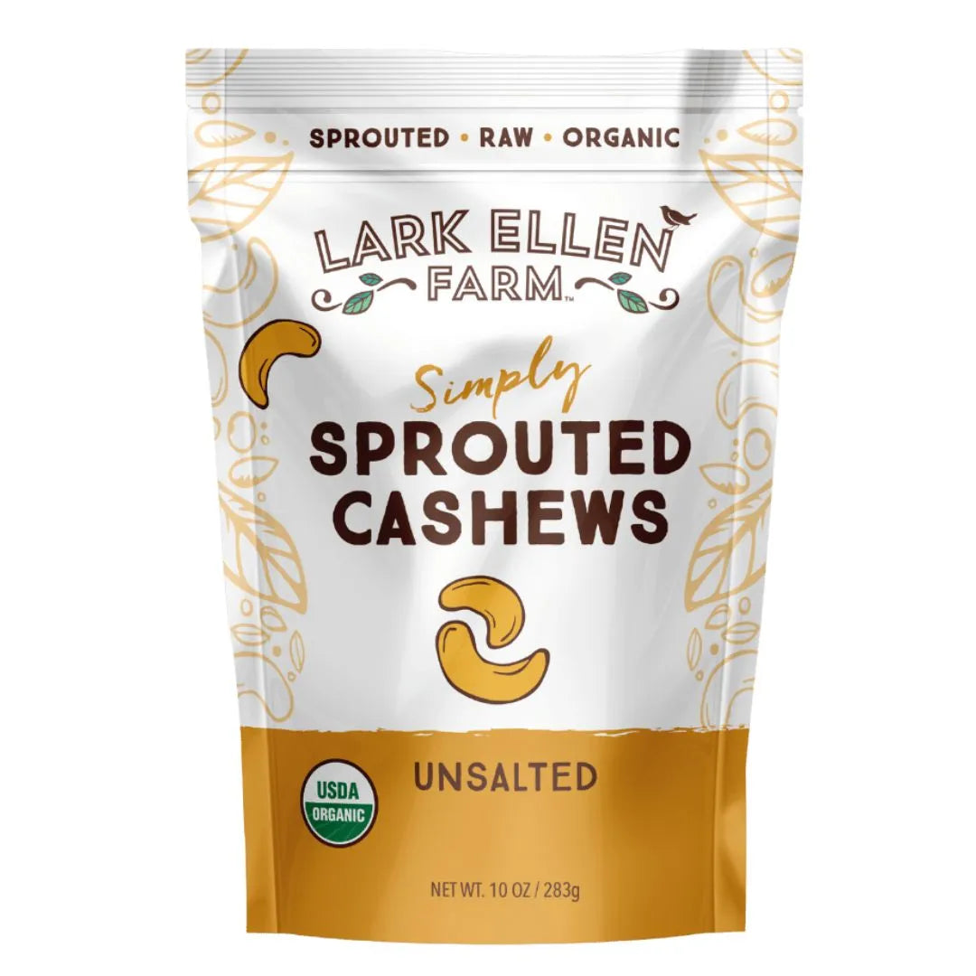 Lark Ellen Farm Organic Sprouted Cashews (Unsalted)