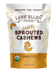 Lark Ellen Farm Organic Sprouted Cashews (Unsalted)