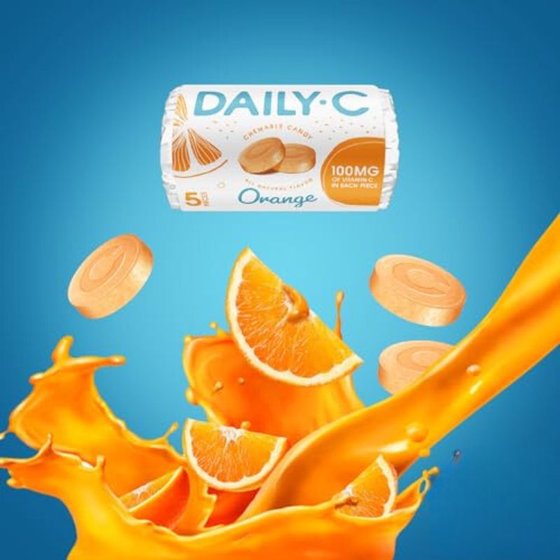 Orange Daily C Wellness Gummies: 12-Pack-Candy Warehouse