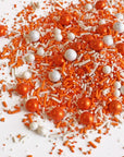 Sprinkle Pop Orange & White Sporty Sprinkles