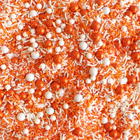 Sprinkle Pop Orange & White Sporty Sprinkles