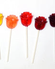 Pure Sugar Candy Rose Lollipops