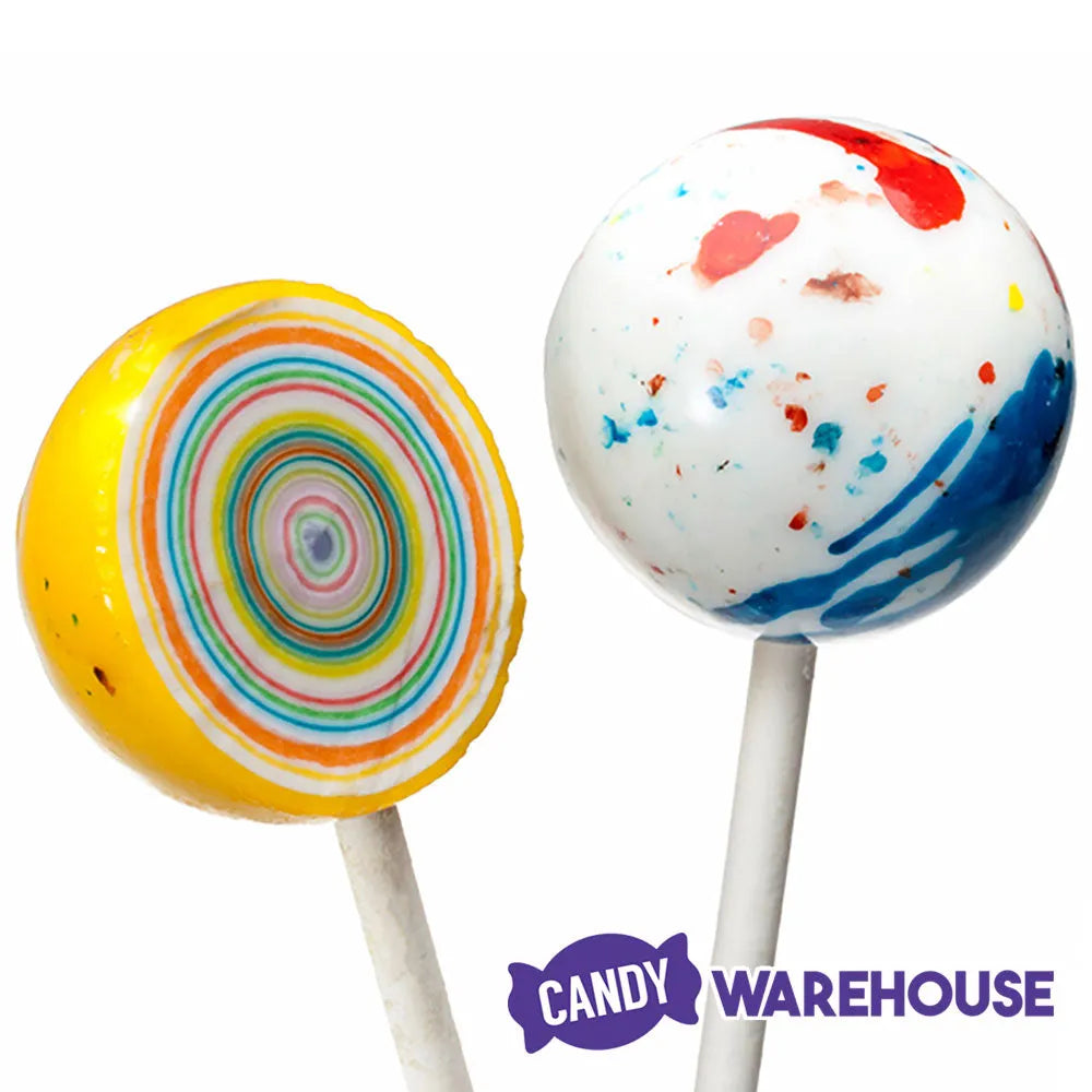 Espeez Paintball Pops Giant Jawbreaker Suckers: 24-Piece Box - Candy Warehouse