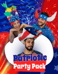 Patriotic Party Pack (20 Hats & 20 Headbands)