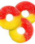 Peach Gummi Rings: 4.50-Pack-Candy Warehouse