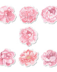 Sprinkle Pop Pink Peonies Edible Cupcake Toppers