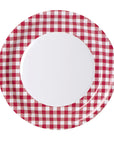 Picnic Themed 9" Disposable Round Paper Plates 100 Pack