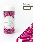 Sprinkle Pop Pink Macaroni Dragees