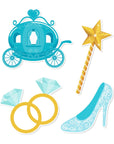 Sprinkle Pop Edible Cupcake Toppers for Glass Slipper