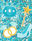 Sprinkle Pop Edible Cupcake Toppers for Glass Slipper