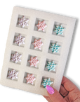 Sprinkle Pop Royal Icing Snowflakes (12ct)