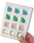 Sprinkle Pop Royal Icing Pastel Christmas Trees (12ct)