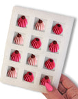 Sprinkle Pop Royal Icing Pink Pumpkins (12ct)