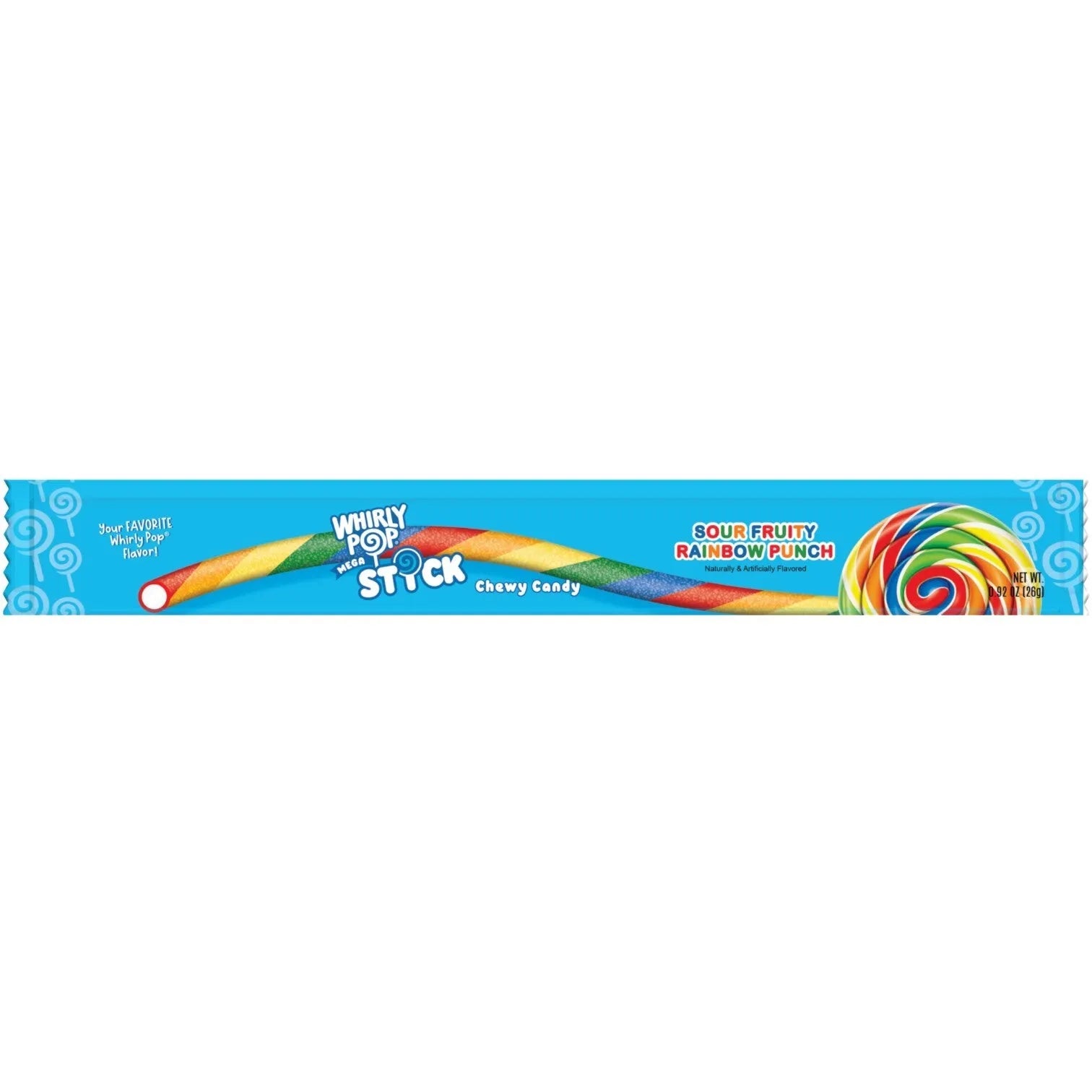 Rainbow Punch Mega Pop Stick:24-Pack-Candy Warehouse