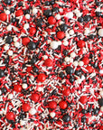 Sprinkle Pop Red, Black & White Sporty Sprinkles