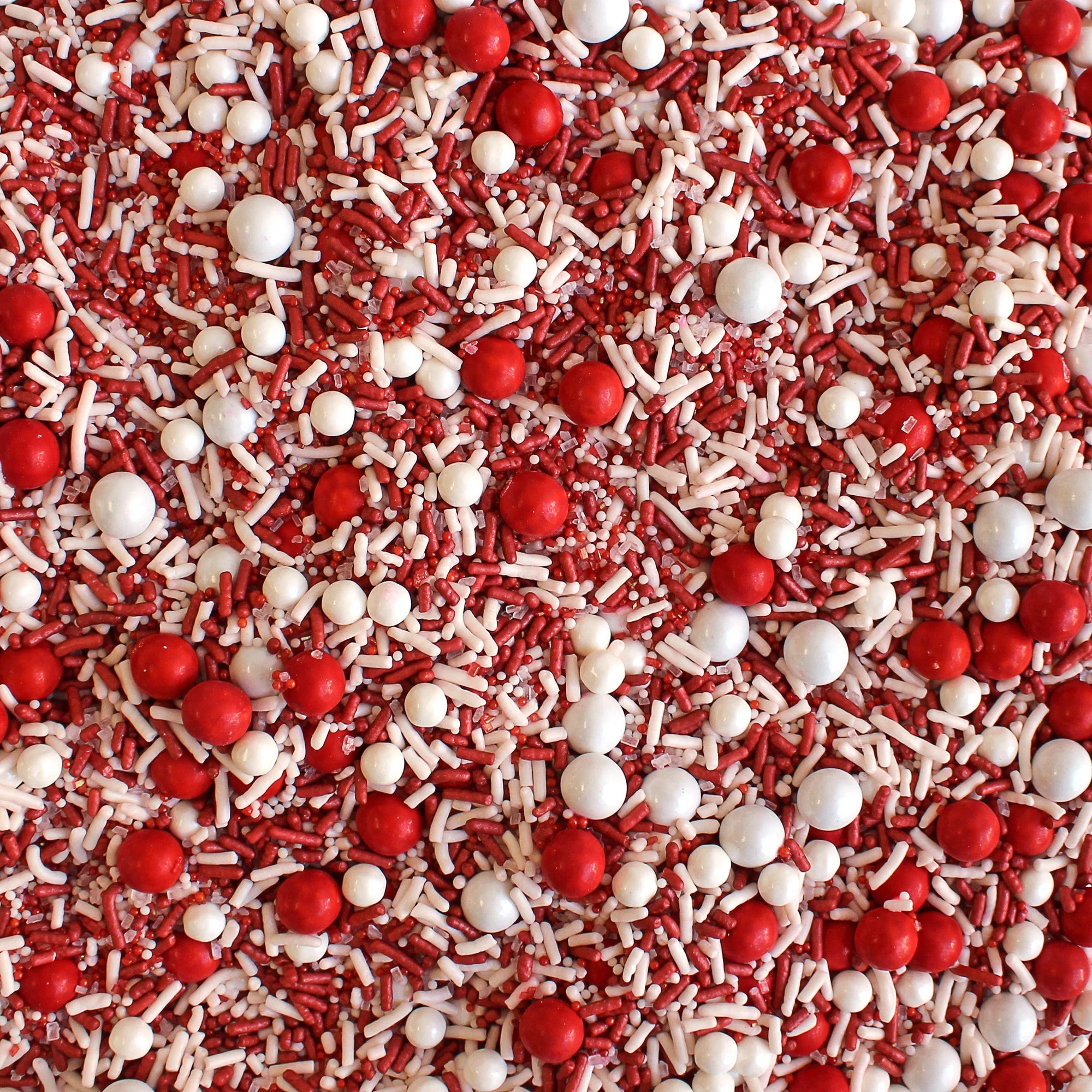 Sprinkle Pop Red &amp; White Sporty Sprinkles