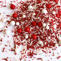 Sprinkle Pop Red & White Sporty Sprinkles