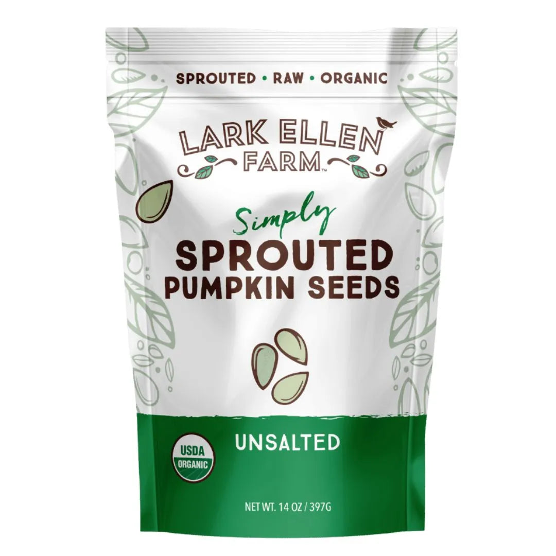 Lark Ellen Farm Sprouted Pumpkin Seeds, Organic