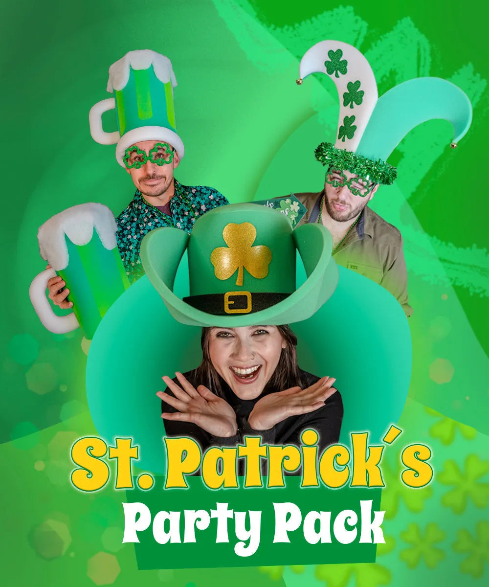 St. Patrick´s Party Pack (10 Hats &amp; 10 Headbands)