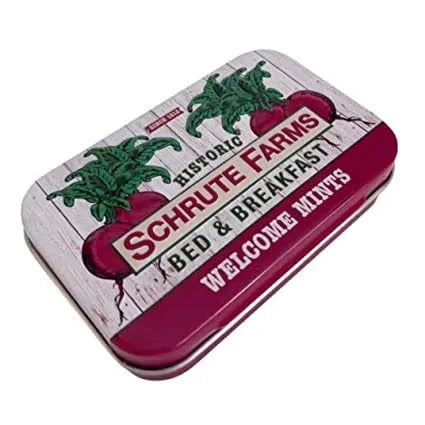 Schrute Farms Beet-Shaped Mint Tin: 18-Pack-Candy Warehouse-