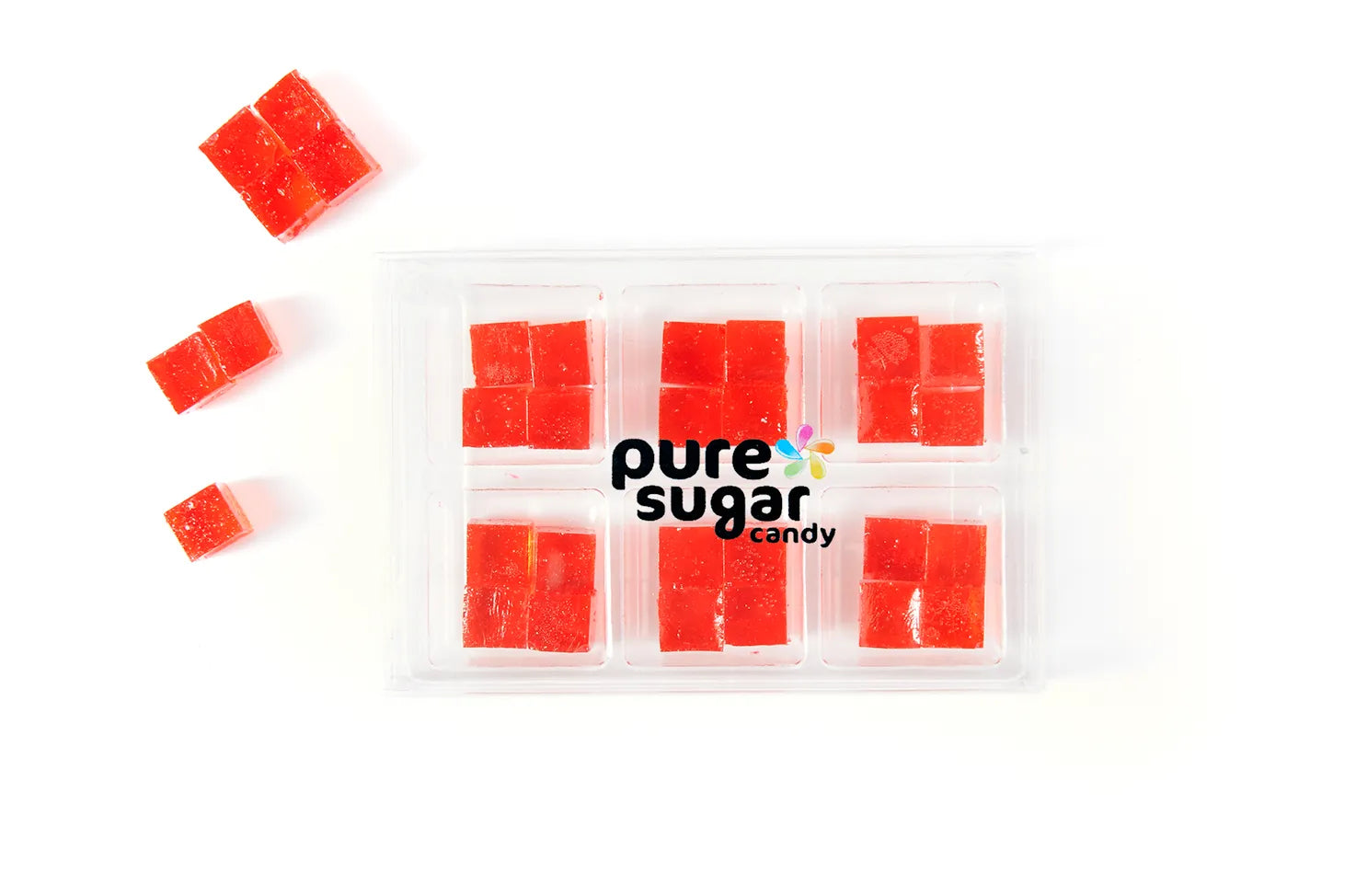 Pure Sugar Candy Old Fashioned Spiced Candy Apple Candy Cubes | Candy ...