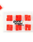 Pure Sugar Candy Raspberry Candy Cubes