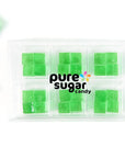 Pure Sugar Candy Green Apple Candy Cubes