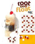 Pure Sugar Candy Root Beer Float Candy Cubes