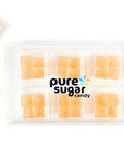 Pure Sugar Candy Peach Candy Cubes