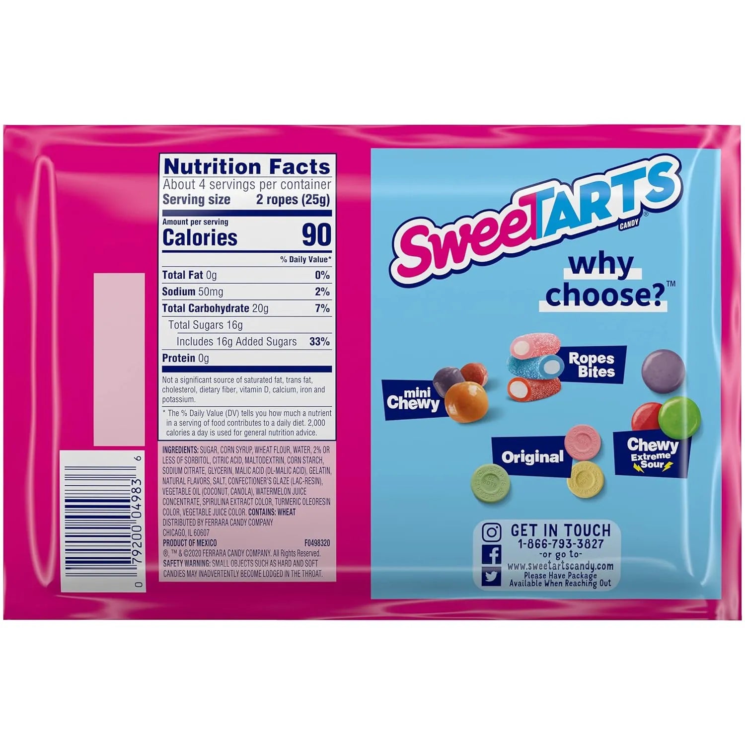 SweeTARTS-Sour Apple Chewy Ropes: 12-Pack-Candy Warehouse