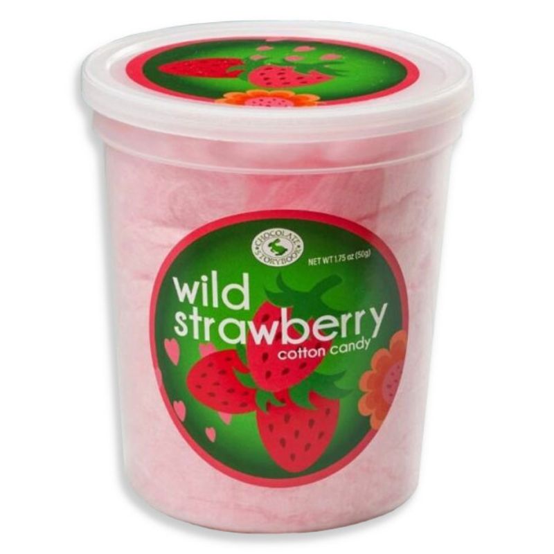 Sweet Wild Strawberry Cotton Candy: 12-Pack-Candy Warehouse