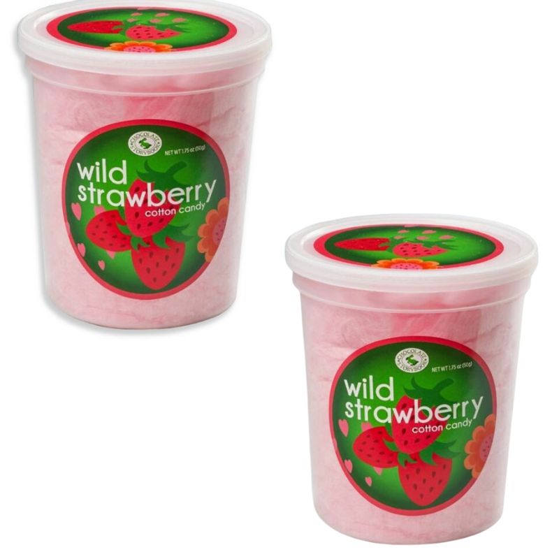 Sweet Wild Strawberry Cotton Candy: 12-Pack-Candy Warehouse