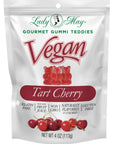 Lady May Sweets Vegan Gourmet Tart Cherry Gummi Teddies