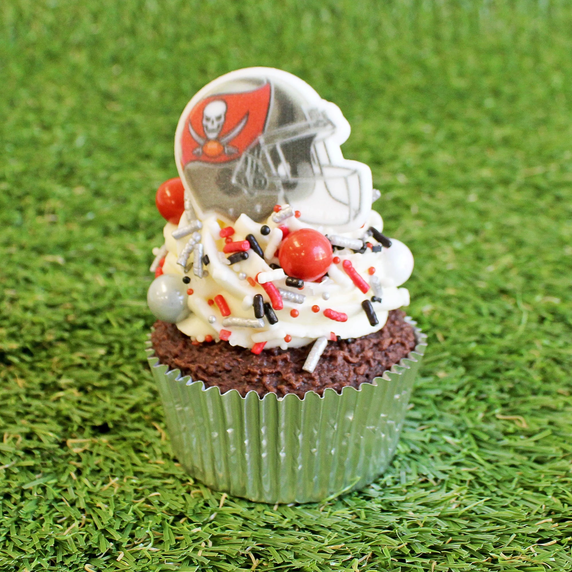 Sprinkle Pop Pro-Football Cupcake Rings